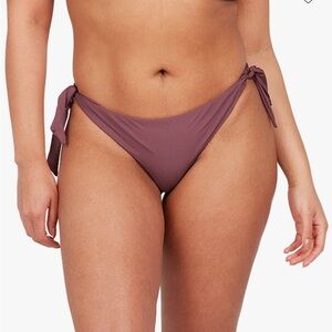 Volcom Simply Seamless Hipster Bikini Bottom Size 12 W Eggplant Purple NWT XL